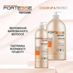 Бальзам Fortesse Professional Color Up & Protect Стійкість кольору для фарбованого волосся з дозатором 400 мл - мініатюра 3