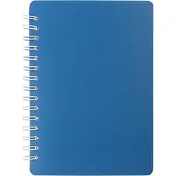 Книга записная Buromax Classic в клеточку А6 спираль синяя 80 листов (BM.2589-002)