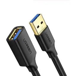 Кабель Ugreen US129 USB 3.0 Extension Male Cable 2 м чорний (10373)