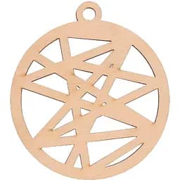 Заготовка Rosa Talent Новогодний шар 6 фанера 8х9 см 5 шт