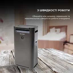 Очищувач повітря з функцією зволоження Sharp KC-G50EUH - мініатюра 5
