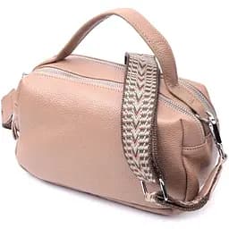 Прямоугольная сумка для женщин Vintage на два отделения из натуральной кожи 22х13х11 см sum0028995