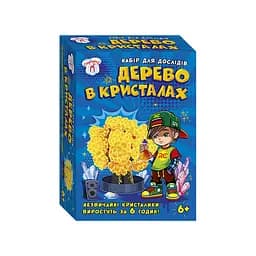 Набір для експериментів Дерево у кристалах Ранок 10114174 жовте