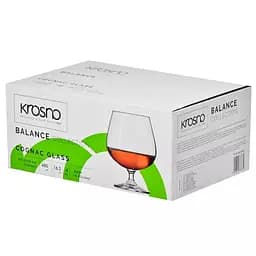 Набір келихів для коньяку Krosno Balance, 480 мл, 6 шт. (788630) - мініатюра 3