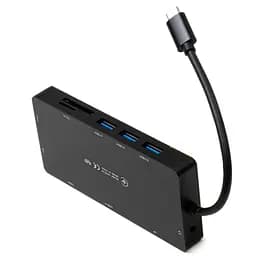Концентратор Vinga USB-C 3.1 to VGA+HDMI+RJ45+3xUSB3.0+USB2.0+SD/TF+PD100W+Audio (VHYC10) - мініатюра 6