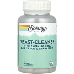 Комплекс трав Solaray Yeast Cleanse 90 веганських капсул