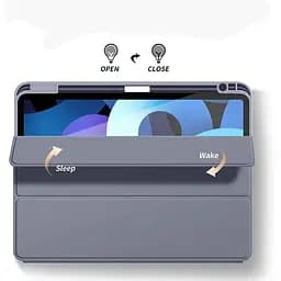 Чохол-книжка BeCover Tri Fold Soft TPU з кріпленням Apple Pencil для Apple iPad Air 4/5 2020/2022 10.9" Purple (708455) - мініатюра 7