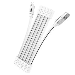 Кабель Hoco U103 USB to Lightning 1 м белый