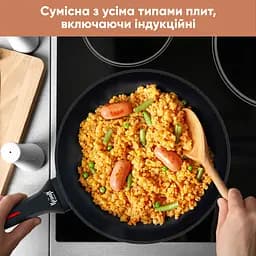 Сковорода Krauff Smart Fry алюмінієва з антипригарним покриттям 24 см (25-45-133) - мініатюра 12