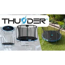 Батут із внутрішньою сіткою THUNDER Inside Elite 10FT 312 см Black/Blue - мініатюра 7
