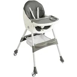 Стільчик для годування Toti, сталева конструкція, PU тканина, 4 колеса, знімний столик FR-14020