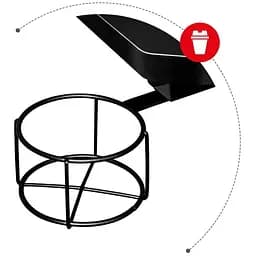 Комп'ютерний стіл Huzaro Hero 2.5 black - мініатюра 6