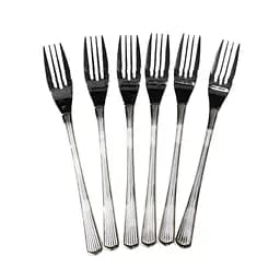 Набор столовых вилок Yiwu 6 штук из нержавеющей стали 20.5 см вилки кухонные столовые сервировочные приборы HP-16978-02