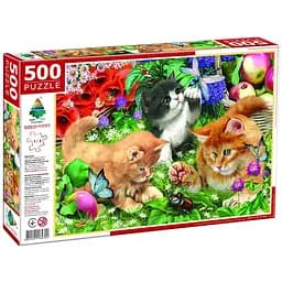 Детский пазл Котята и Жучки Энергия Плюс 84702, 500 элементов