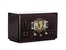 Ретро радіо програвач Daklin Де Голль AM/FM,MP3/ USB/ SD дерево Горіх (RP-057) - мініатюра 2
