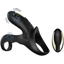 Виброкольцо Boss Series Ranger Penis Ring 10.9 см черный