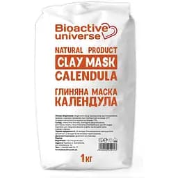 Минеральная (глиняная) маска с календулой для лица и тела, омолаживает, заживляет и очищает кожу, 1 кг