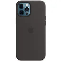 Чохол Silicone case AAA with Magsafe and Animation для Apple iPhone 12 Pro Max 6.7 Чорний/Black