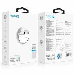 Бездротові навушники Veron M06 Round TWS Bluetooth з кейсом - мініатюра 5