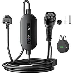 Зарядный кабель EVJUICION EV типа от 2 до 3 Pin Plug 6M/19.7ft [2.3 кВт 10A]