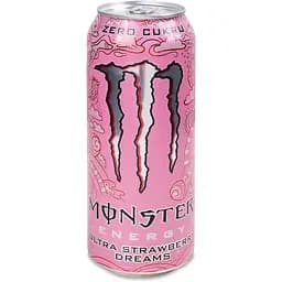 Напій енергетичний Monster Energy Strawberry безалкогольний 0.5 л