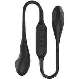 Вибратор на гибкой сцепке со стимуляцией пальчиком Dorcel Dual Explorer