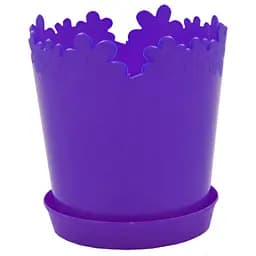 Горщик для квітів Ромашка №1, 314929, 13 × 13.5 см в асортименті