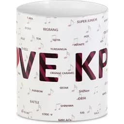 Кружка GeekLand I love K-Pop.923 330 мл белая