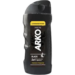 Гель-шампунь для чоловіків Arko Men 2 в 1 Black, 260 мл