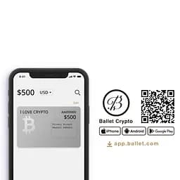 Апаратний криптогаманець Ballet REAL Series Bitcoin з підтримкою NFT (B07YL1R8QX) - мініатюра 6
