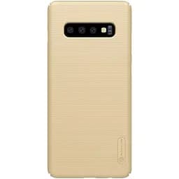 Чохол-накладка Nillkin Super Frosted Shield Samsung Galaxy S10+ G975 Gold