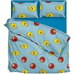 Комплект постільної білизни OldBro M&M, бязь Arabeska, 1.5-спальний 150×220 см