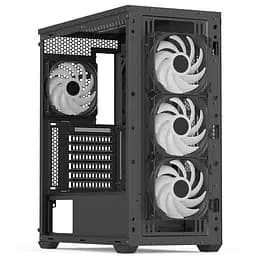 Корпус AeroCool D501A-G-BK-v2 (ACCM-DS01043.11) Black без БЖ - мініатюра 2