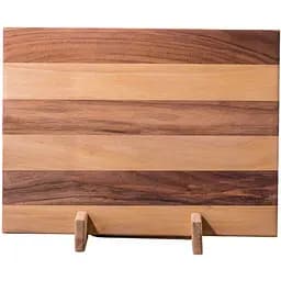 Дощечка EcoWalnut двокольорова прямокутна L 300x400x20 мм (EK-24.3)