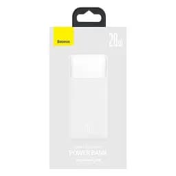 Портативний акумулятор Baseus Bipow Digital Display OE 20000mAh 20w (PPBD050302) білий - мініатюра 3