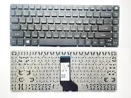 Клавіатура для ноутбука Acer Aspire E5-422 чорна без рамки