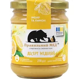 Мед Правильний мед с лимоном и имбирем 250 г