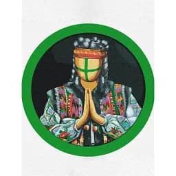 Картина по номерам Brushme Молимся за Украину ©Valeriya Macarenco 40x40 см