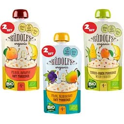 Набір готових безмолочних каш Rudolfs Cereal Box 660 г (6 шт. х 110 г)