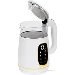 Електрочайник Adler AD 1305 white gold 1850-2200Вт/1.7л/скло/встановлення температури/(AD1305WG) - мініатюра 7