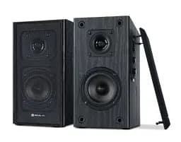 Колонки 2.0 REAL-EL S-250 Black, 2 x 10 Вт, МДФ, живлення від мережі 220V, керування збоку (S-250) - мініатюра 2