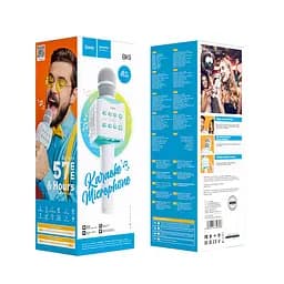 Мікрофон з караоке HOCO BK5 Contado (Blue) [54496] - мініатюра 4