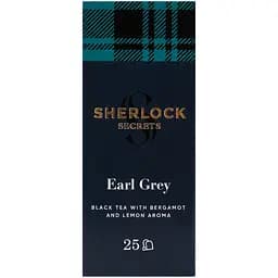 Чай чорний Sherlock Secrets Earl Grey 50 г (25 шт. х 2 г) (920156(920158) - мініатюра 3