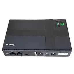 Міні ДБЖ для роутера DC1018P 10400mAh 18W 3xDC 5V/9V/12V USB PoE LAN 15/24V, 8-10 год роботи