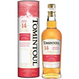 Виски Tomintoul Cognac Cask Finish 14 yo Single Malt Scotch Whisky 2009 46% 0.7 л в коробке