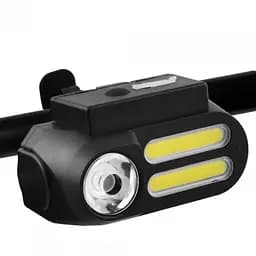 Велоліхтар акумуляторний BL-611-1LM+2COB ЗУ micro USB