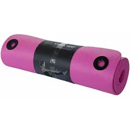 Мат для фітнесу з отворами York Fitness NBR 1см рожевий