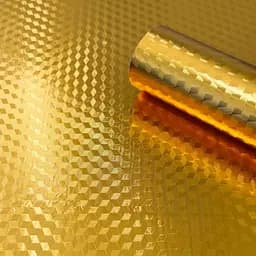Самоклеющаяся пленка Sticker Wall 3д кубы золото 0.40х10м SW-00000792