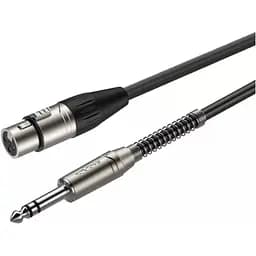 Балансний аудіо кабель Roxtone Jack 6.3 Stereo - XLR Female SMX-J220-L6 6м