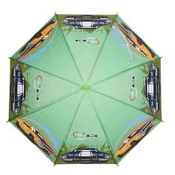 Дитяча парасолька Машини MK 5798Green тростина 60,5 см, діаметр 83 см
